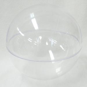 プラスチックBOX　球体　クリア　径170mm│樹脂・プラスチック　樹脂ドーム・カプセル