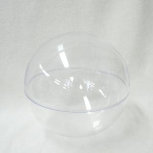 プラスチックBOX　球体　クリア　径120mm│樹脂・プラスチック　樹脂ドーム・カプセル