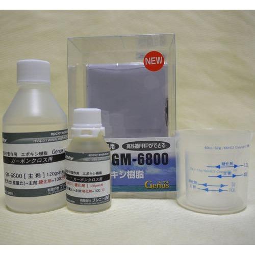 ブレニー技研　ジーナス　カーボンクロス用エポキシ樹脂　ＧＭ−６８００−１２０ ハンズ