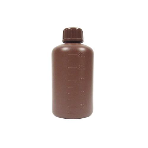 ポリ細口瓶　茶　250mL ハンズ