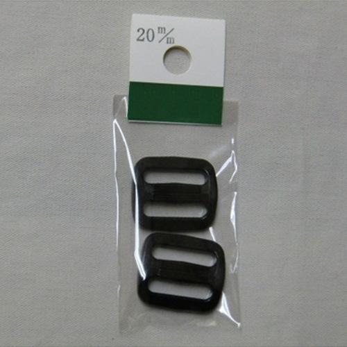 ニフコ（Nifco）　プラスチックパーツ　調節アジャスター　T−20　20mm　黒　2個入 ハンズ