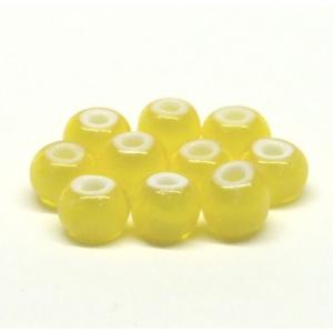 RB　インディアンビーズ7mm　黄色10粒 ハンズ｜hands-net