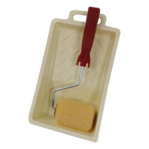 石倉塗料店　ローラー受け皿付セット　R−100　4インチ ハンズ