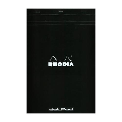 ロディア（RHODIA）　ドットパッド　No.19　ドット方眼　ｃｆ19559　ブラック ハンズ