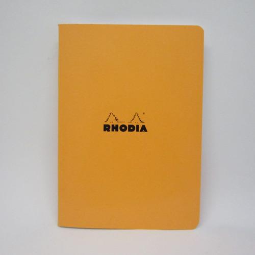 ロディア（RHODIA）　クラシック　ステイプルドノート　横罫　オレンジ ハンズ