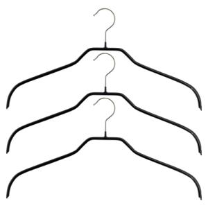 マワハンガー　シルエット36　MA0324305　ブラック　3本入 ハンズ｜hands-net