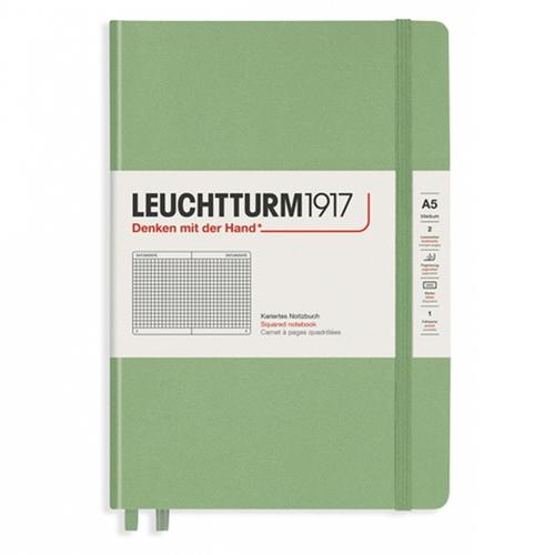 ロイヒトトゥルム1917（LEUCHTTURM1917）　ハードカバー　ミディアム　A5　方眼　36...