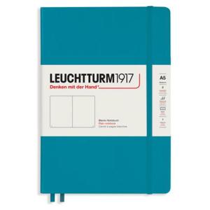 ロイヒトトゥルム1917（LEUCHTTURM1917）　ミディアム　A5　無地　365492　オーシャン│ノート・メモ ハンズ｜hands-net