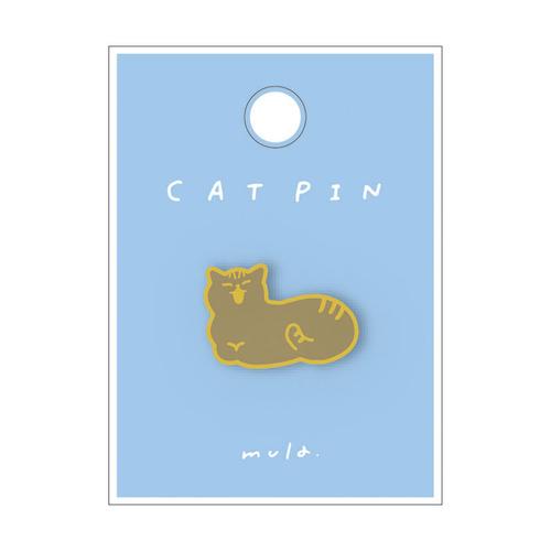 リュリュ（RYU-RYU）　mula　ピンバッジ　MUPB01　あくび ハンズ