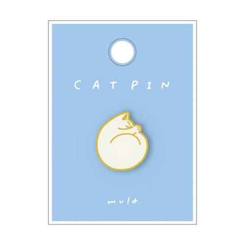 リュリュ（RYU-RYU）　mula　ピンバッジ　MUPB02　ニャンモナイト ハンズ