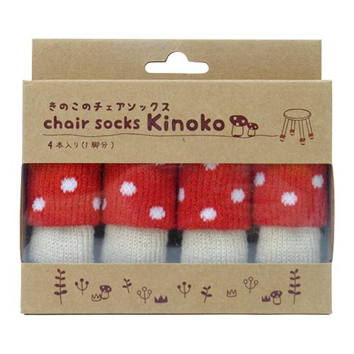 chair　socks　きのこのチェアソックス　CSK-KNK-01　ベニイロタケ　4本入 ハンズ