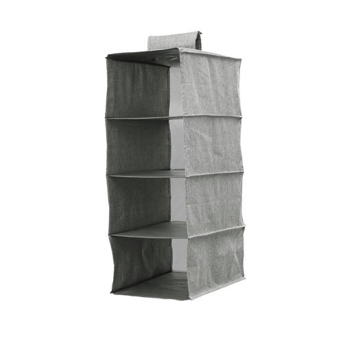 東洋ケース　ストレリアカチオン2　ハンギングラック　ワイド4段　ESTC2-HGRW4-GY　グレー...