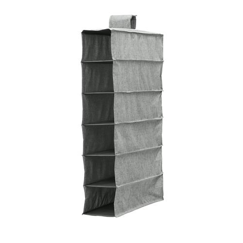 東洋ケース　ストレリアカチオン2　ハンギングラック　スリム6段　ESTC2-HGRW4-GY　グレー...