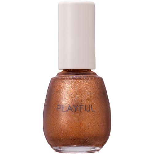 プレイフル　アップデートネイル　pun‐18　グリッターブラウン　10mL ハンズ