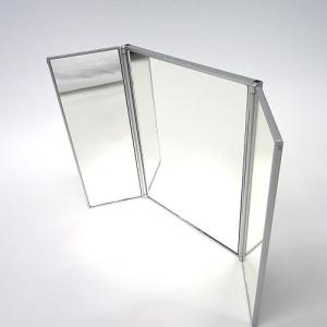 WH コンパクト三面鏡 HST−98 SV│メイク道具 化粧雑貨 手鏡 卓上ミラー 東急ハンズ