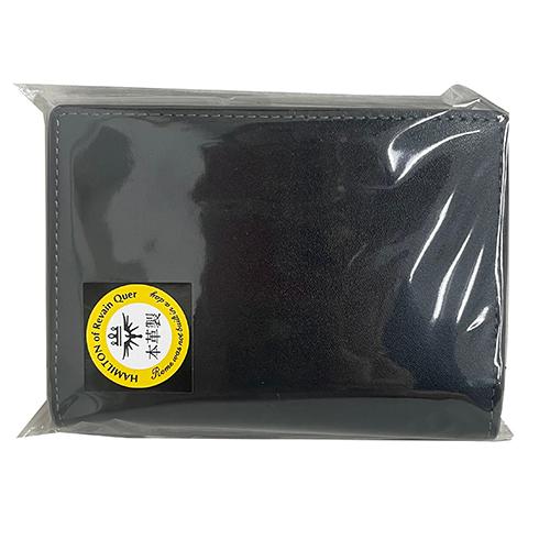 レヴァンクール（Revain　Quer）　ハミルトン　ベラ付き　6面パスケース　HT−4　ブラック×...