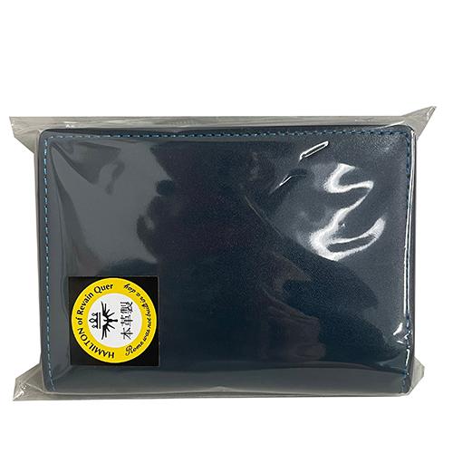 レヴァンクール（Revain　Quer）　ハミルトン　ベラ付き　6面パスケース　HT−4　ネイビー ...