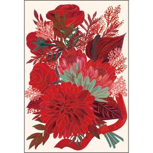 グリーティングライフ MONAブーケカード MA−30 レッドフラワー│カード ポストカード グリーティングカード 東急ハンズ