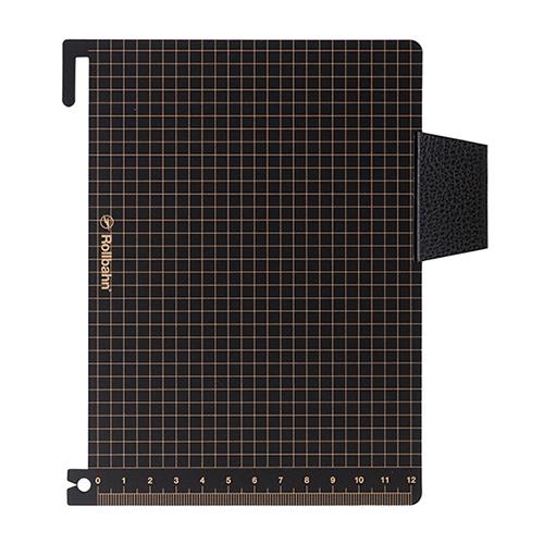 デルフォニックス（DELFONICS）　ロルバーン　ポケット付メモL用　下敷き　500531　ブラッ...