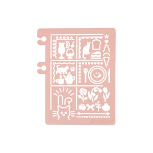 デルフォニックス（DELFONICS）　ロルバーンテンプレート　デコレーションA（マンスリータイプ）　501173　522　ピンク ハンズ｜hands-net