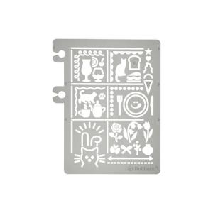 デルフォニックス（DELFONICS）　ロルバーンテンプレート　デコレーションA（マンスリータイプ）　501173　704　シルバー ハンズ｜hands-net