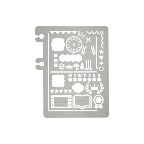 デルフォニックス（DELFONICS）　ロルバーンテンプレート　デコレーションB（4・8分割タイプ）...