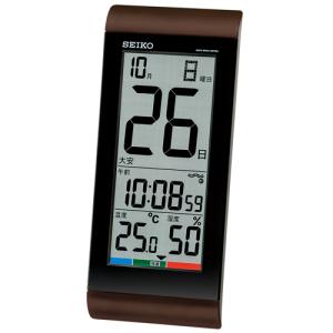 セイコー（SEIKO）　日めくり電波時計　SQ431B　ブラウン ハンズ｜hands-net
