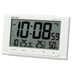 セイコー（SEIKO）　温度湿度表示付き電波クロック　SQ789W ハンズ｜hands-net