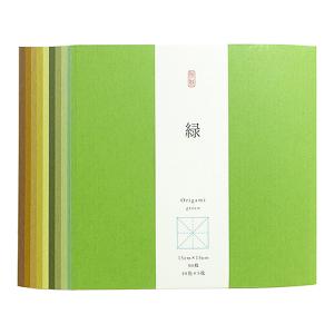 尚雅堂　大人のためのおりがみ　緑　15cm角　29278 ハンズ｜hands-net