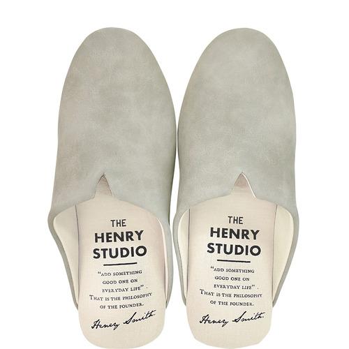 ドロワープラス（DRAWER　PLUS）　PU　ピエーデスリム型スリッパ　M　ライトグレー ハンズ