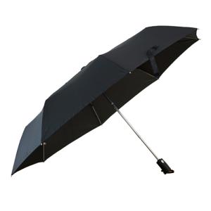 小宮商店　デイリーユースアンブレラ　大きくて風に強い　ワンタッチ傘　安全機能付き　65cm　768258　黒 ハンズ｜hands-net