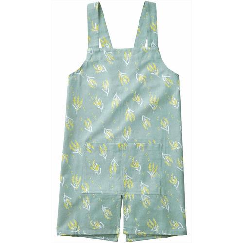 レップ（REP）　ミトン機能付きエプロン　ミモザ（エリース）　グリーン ハンズ