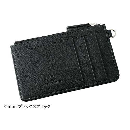 【お買い得】　ノイインテレッセ　ゲンシュク　フラグメントウォレット　3648BK　ブラック×ブラック...