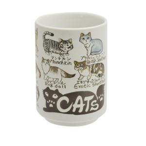 ヤマト 寿司湯呑 ネコ│食器 カトラリー 和食器 ハンズ