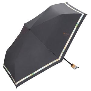 ダブリュピーシー 遮光ニュアンスライン ミニ 801−13854−102 ブラック│傘 レインウェア 雨具 日傘 晴雨兼用傘 ハンズ