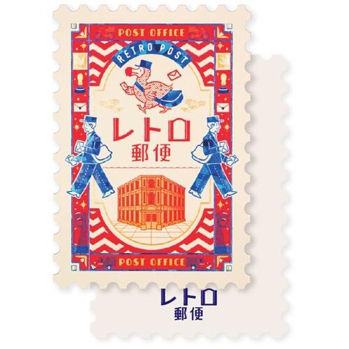 ROKKAKU　オビワンカード　レトロ郵便 ハンズ