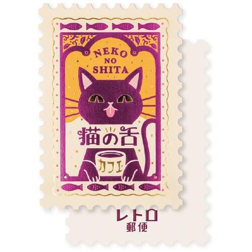 ROKKAKU　オビワンカード　猫の舌カフェー ハンズ