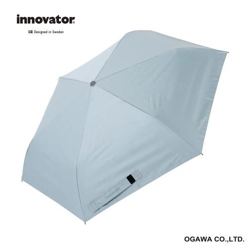 イノベーター（innovator）　晴雨兼用折りたたみ傘　自動開閉　55cm　ペールブルー ハンズ