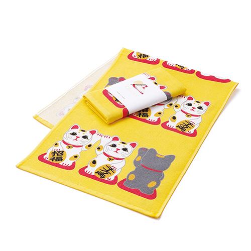 オフロビ　ジャパン（Ofurobi　Japan）　招き猫　手ぬぐいタオル ハンズ