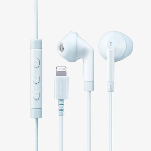 エレコム（ELECOM）　Lightning接続ヘッドホンマイク　FAST　MUSIC（TM）　EH...