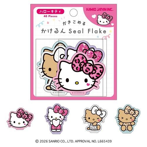 カミオジャパン　かけるんシールフレーク　ハローキティ/ギャル ハンズ