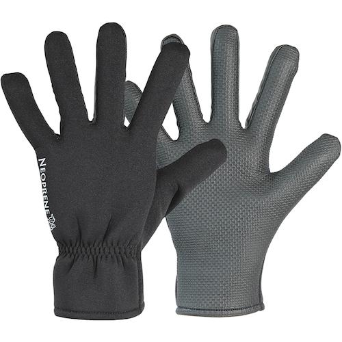 ネオワークギア（Neo　WORKGEAR）　防風防寒ネオプレーングローブ　L　0401　ブラック ハ...