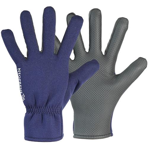 ネオワークギア（Neo　WORKGEAR）　防風防寒ネオプレーングローブ　M　0401　ネイビー ハ...