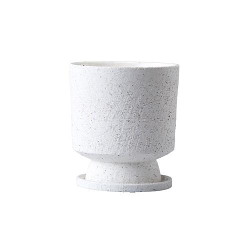 ミュールミル（murmures）　イオニアシンボトム　M　CR017M　白 ハンズ