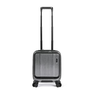 バーマス（BERMAS）　インターシティ　フロントオープン　コインロッカー　38cm　60524　ブラックヘアライン　22L ハンズ｜hands-net