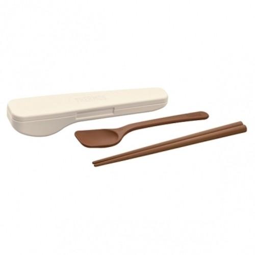 サーモス（THERMOS）　スプーン・ハシセット　CPE−001　ピュアホワイト ハンズ