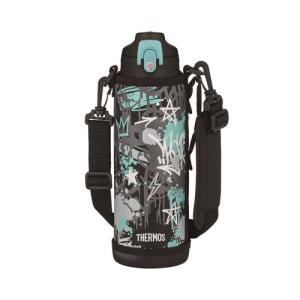 サーモス（THERMOS）　真空断熱2ウェイボトル　1000mL　FJJ-1001WF　ブラックアクア ハンズ｜hands-net