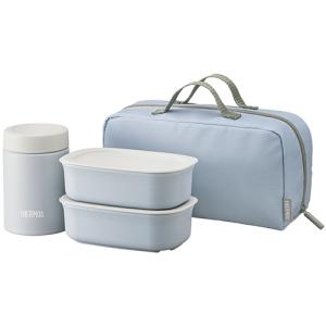サーモス（THERMOS）　真空断熱スープランチセット　JEA-801　スカイブルー ハンズ｜ハンズYahoo!ショッピング店