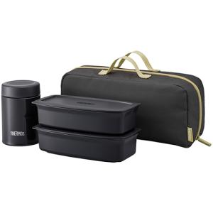 サーモス（THERMOS）　真空断熱スープランチセット　JEA-1001　スモークブラック ハンズ｜ハンズYahoo!ショッピング店