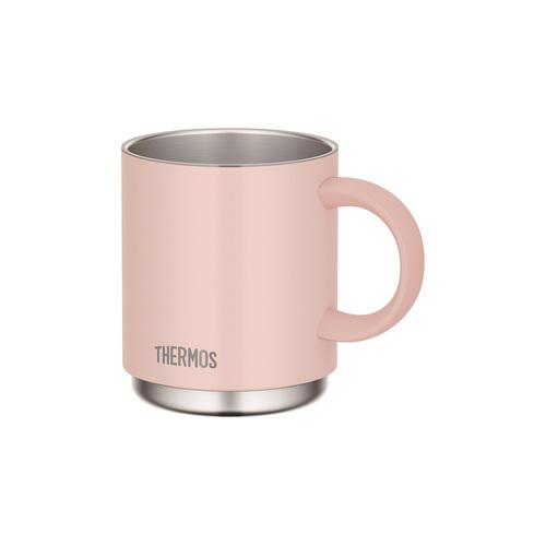 サーモス（THERMOS）　真空断熱マグカップ　JDS−351　ベージュピンク ハンズ